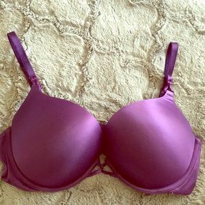 Victoria's Secret miraculous plunge purple bra